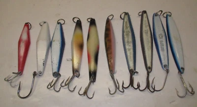 SEÑUELOS ATÚN VINTAGE ** SALAS Y MÁS PLANTILLAS TODO PESADO ** JUEGO DE 10 PLANTILLAS ***** Foto 1 de 4