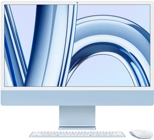 Apple iMac 24" Retina 4,5K 2023 M3/8/256GB 8C GPU Blau MQRC3D/A - Afbeelding 1 van 1