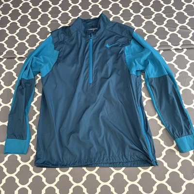 Chaqueta cortavientos NIKE GOLF para hombre Hyperadapt Shield talla grande azul/turquesa  Foto 1 de 4