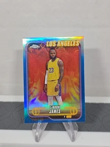 2024-25 TOPPS CHROME LEBRON JAMES BLUE REFRACTOR SP #/150 - Bild 1 von 5