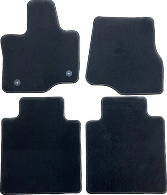 OEM NEW 21-23 F-150 Black Crew Cab Carpet Floor Mats Front Rear Contour Fit 4 - Image 1 of 4