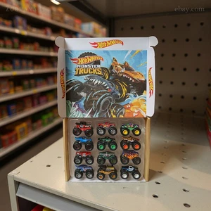 Hot Wheels 12 Monster Trucks Ultimate Chaos Cast 1:64 Collection by Mattel | New - Picture 1 of 7