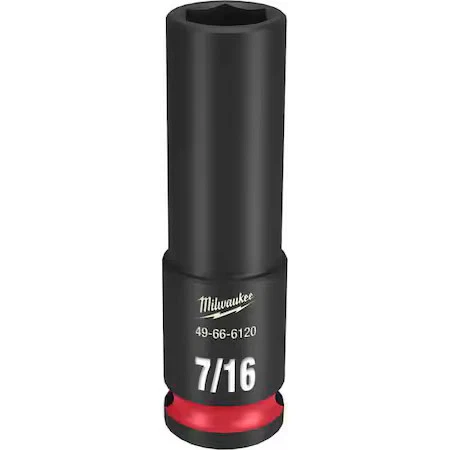 Milwaukee Tool 49-66-6120 7/16 In. Shockwave Impact Duty 3/8 In. Drive Deep
