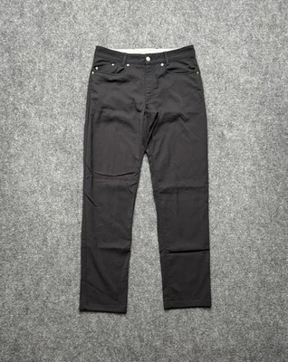 Pantalones Outlier Para Hombre 31 Negro Tela de Trabajo Schoeller Lona Resistente al Agua Calce Ajustado Foto 1 de 4