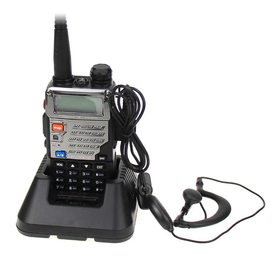 Baofeng UV-5RE Walkie Talkie Dual Band VHF UHF 136-174/400-520MHz FM Transceiver - Image 1 of 4