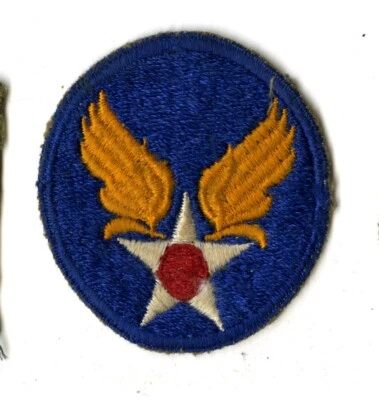 Parche trasero blanco de la Fuerza Aérea del Ejército de los Estados Unidos Segunda Guerra Mundial de colección combate bombarderos de la USAAF Foto 1 de 2
