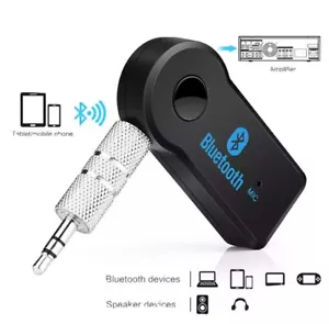 Wireless Car Bluetooth FM Transmitter 3.5mm AUX Car Stereo Audio Receiver kit - Picture 1 of 3