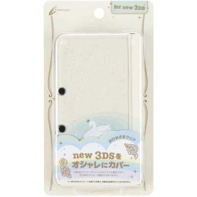 CYBER Kirakira Cover 2 for New 3DS Ohimesama Clear durable and light From Japan - Image 1 of 4