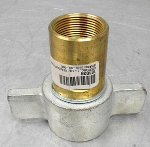 AEROPQUIP 5100-S5-20B HYDRAULIC QUICK CONN. 1-1/4" BRASS FEMALE - Picture 1 of 3