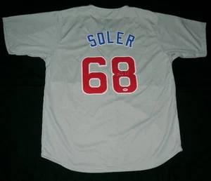 JORGE SOLER AUTOGRAPHED JERSEY (CHICAGO CUBS) W/ PROOF - PSA/DNA! - Picture 1 of 4