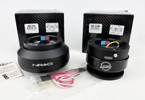 NRG Steering Wheel Hub + 2.0 Quick Relase SRK-200BK for Honda Civic 12-15 FB FG - Picture 1 of 5
