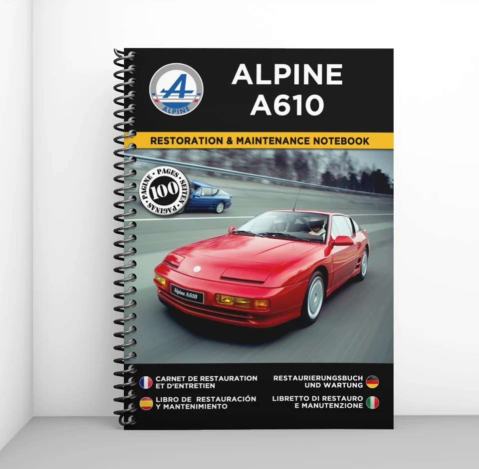 ALPINE A610 : Libretto Di Restauro E Manutenzione - CONSEGNA GRATUITA - Immagine 1 di 4