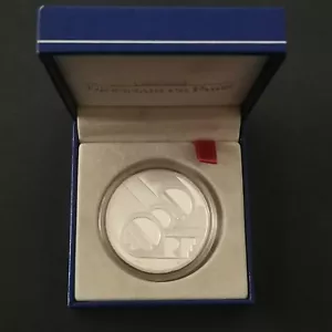 SCHATULLE 100 FRANCS BE 1994 TUNNEL UNTER DEM ÄRMEL SILBER 900‰ 20000 Ex. OHNE ZERTIFIKAT - Bild 1 von 5