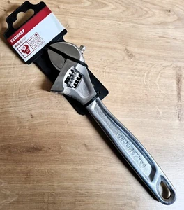 Llave ajustable cromada Gedore 10" (250 mm) NUEVA - Imagen 1 de 2