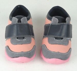 Baby & Toddler's Leather Sneakers Shoes Rubber Sole Size 3-9 New