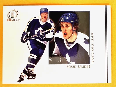 Borje Salming 2001-02 Fleer Legacy Hockey Card #33 - Toronto Maple Leafs - Image 1 of 2