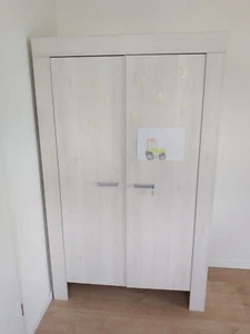 Paidi Kleiderschrank Mees, B 116,0, H 189,1, T 55,9 cm, weiß, 2 türig - Bild 1 von 3