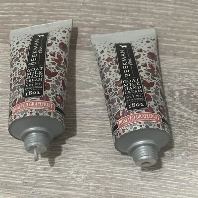 BEEKMAN 1802 CREME PARA AS MÃOS LEITE DE CABRA PURO Toranja Melada 2 Oz LEIA POR FAVOR - Imagem 1 de 4