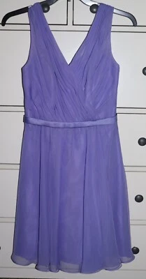Vestido curto Da Vinci roxo claro ocasião especial sem mangas tamanho 10 - Imagem 1 de 4