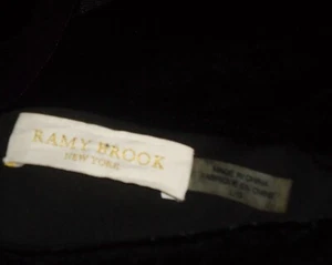 RAMY BROOK,NY BlackAsymmetricLayeredSleevePartyTopSizeL/G asNEW - Picture 1 of 6