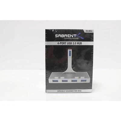 SABRENT 4-PORT USB 3.0 HUB FOR IMAC SLIM UNI-BODY HB-IMCU - Image 1 of 2