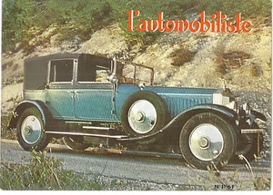 L'AUTOMOBILISTE 11 1968 ROLLS ROYCE NEW PHANTOM ROLLS ROYCE PHANTOM I - Imagen 1 de 2