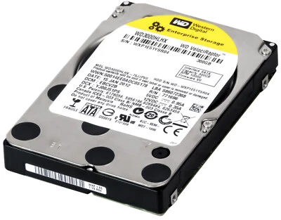 Hard Drive WD Velociraptor WD3000HLHX 300GB 10K 32MB SATA III 2.5'' - Image 1 of 3