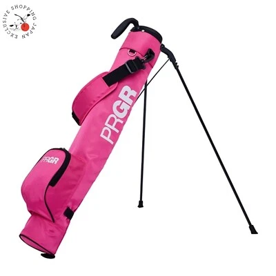 PRGR Golf Carry Pencil Stand Sunday Bag Hold 4-5 Clubs 47inch Unisex 2023 Pink - Image 1 of 4