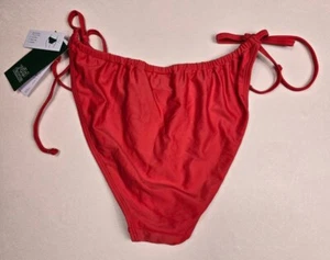 Parte inferior de bikini Wild Fable roja con tanga talla pequeña - Imagen 1 de 2