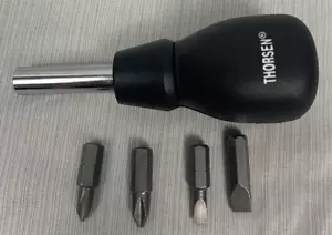 Pocket Screwdriver, 4 Interchangeable Bits, Thorsen 6 pc - Picture 1 of 5