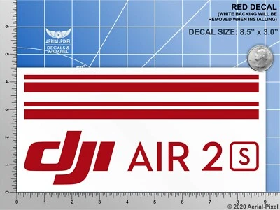 DJI Air 2S Drone Case Decal  for Nanuk Pelican GoProfessional GPC & More Mavic - Image 1 of 3