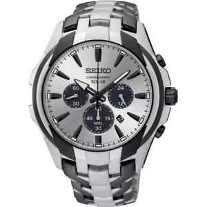 Seiko SSC635,hat kein Uhrwerk,keine Krone,nur Gehäuse+Boden+Armband,verkauf als Ersatzteilspender. - Bild 1 von 1