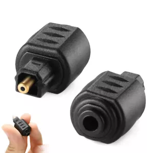 Mini Optical Audio Adapter 3.5mm Female Jack To Digital Male Plug For Toslink US - Picture 1 of 10