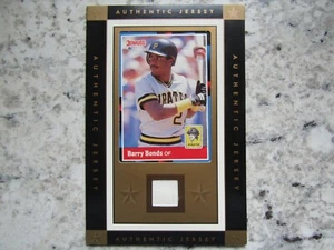 Tarjetas deportivas vintage de los Piratas Barry Bonds auténtica tarjeta de jersey como nueva - Imagen 1 de 2
