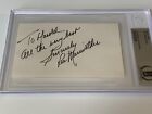 Lee Meriwether Catwoman in Batman Signed Autograph Index Card BAS Beckett *49