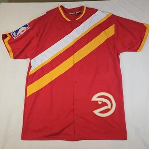 Atlanta Hawks Authentic 1986-87 Vintage Mitchell & Ness HWC Warm-Up Jersey 58 - Picture 1 of 9