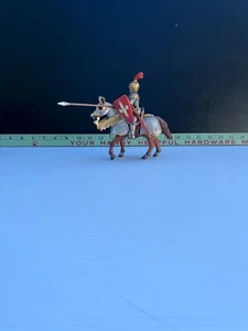 Schleich 70017 World of Knights Rider Soldier, Lance, and Horse Figurine 2003 - Picture 1 of 4