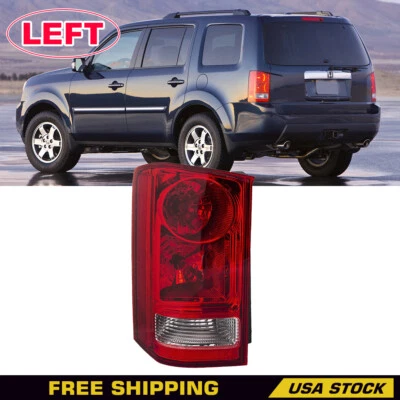 Compatível com lanterna traseira traseira lateral esquerda do motorista Honda Pilot 2009-2015 - Imagem 1 de 4