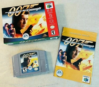 007 The World Is Not Enough Nintendo 64 N64 Box manual - Image 1 of 4