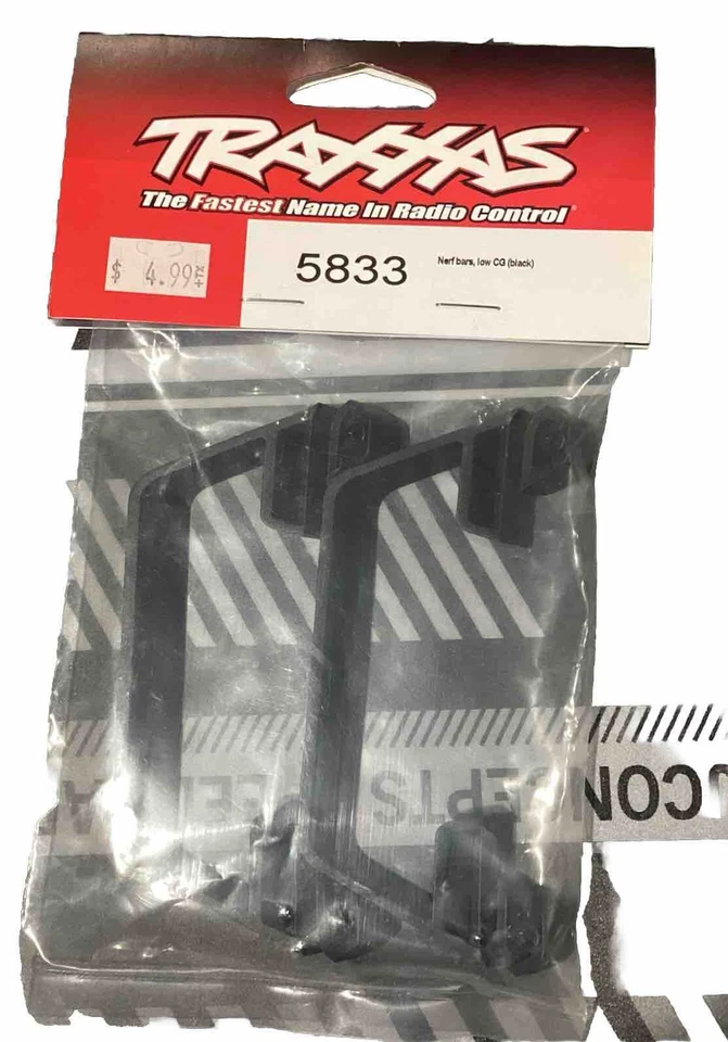 Traxxas 5833 Slash 2WD LCG Nerf Bars (Black) (2) - Image 1 of 1