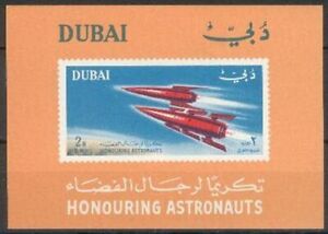 Dubai 1964 ** Bl.14 Weltraum Raumfahrt Space 
