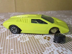 676Z Burago Procesar Italia Lamborghini Countach 5000S Repintado Amarillo 1:43 - Imagen 1 de 10