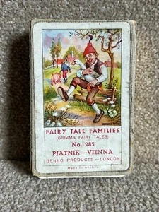 Tarjetas Familias Cuento de Hadas Grimms Cuentos de Hadas - No.285 - Piatnik Viena - De Colección - Imagen 1 de 11