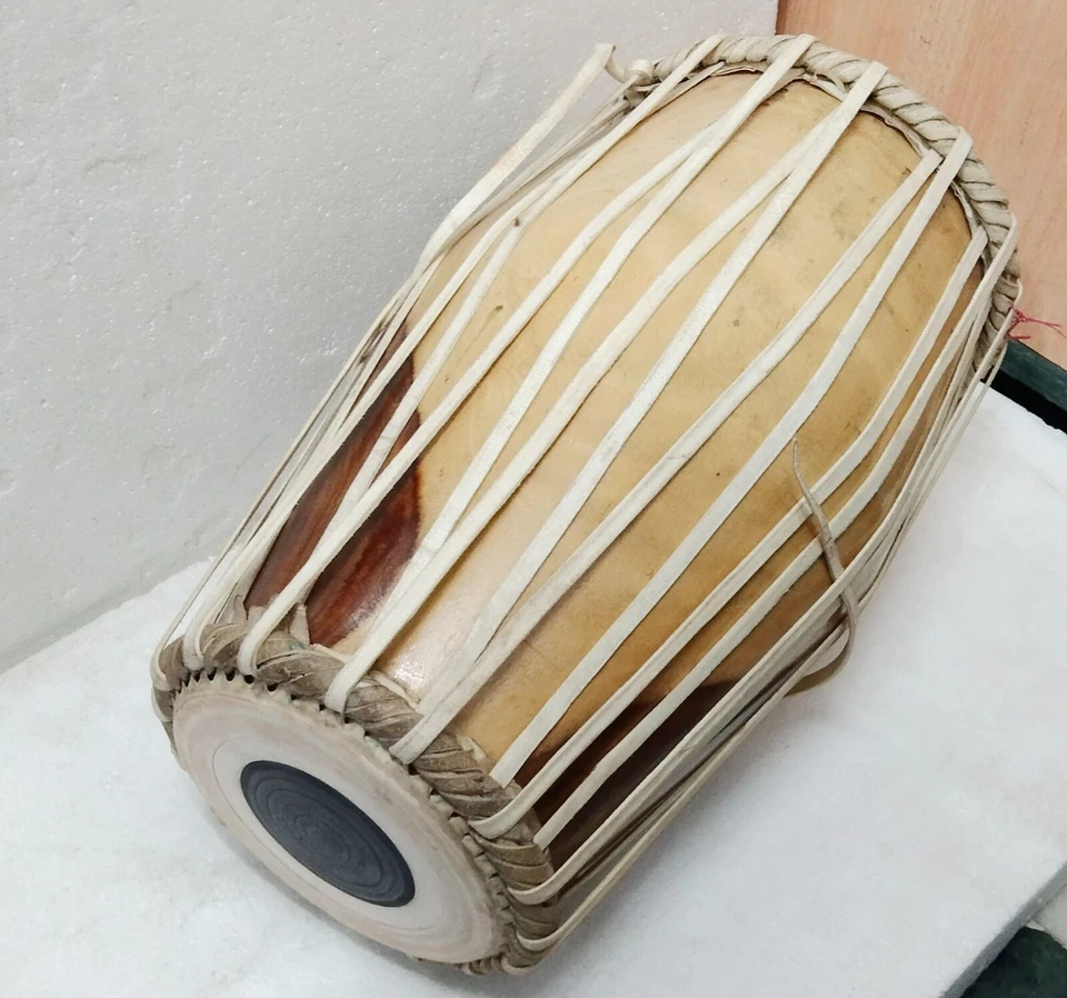 INSTRUMENTO DE PERCUSSÃO DE MÚSICA CLÁSSICA DO NORTE DA ÍNDIA PAKHAWAJ PARA PROFISSIONAIS - Imagem 1 de 4