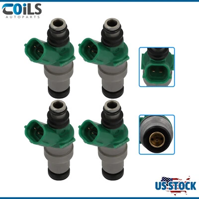 4Pcs Fuel Injectors For Toyota Tercel Paseo 1.5L I4 1995 1996 1997 1998 - Image 1 of 4