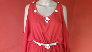 Damen Jabador 2 teilig KaftanTunika Haremhose off Shoulder langarm Kleid Caftan - Bild 1 von 7