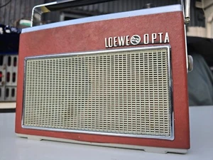 Vintage Portable Loewen Opta Autoport Kofferradio, Germany - Bild 1 von 13