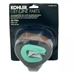 Kohler #12-883-10-S1 Air Filter with Pre-Cleaner for Command Pro CV-11-16 HP - Picture 1 of 2