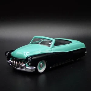 1950 50 MERC MERCURY CONVERTIBLE TEAL 1:64 SCALE COLLECTIBLE DIECAST MODEL CAR - Picture 1 of 7