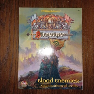 TSR: AD&D 2E Birthright Sourcebook - ENEMIGOS DE SANGRE; las cartas no están incluidas - Imagen 1 de 1